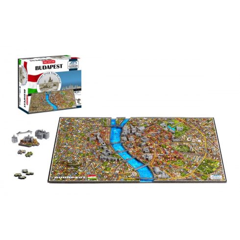 4D CityScape Puzzle Budapest - 1200 darabos