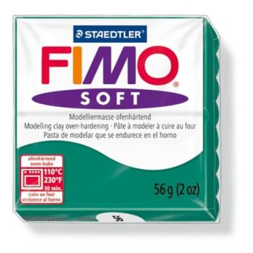 Staedtler FIMO Soft Égethető gyurma 56g - Smaragdzöld