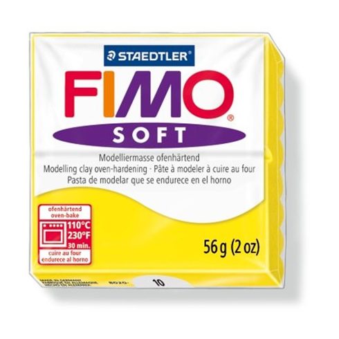 Staedtler FIMO Soft Égethető gyurma 56g - Citromsárga