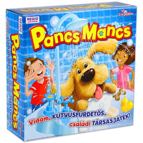 Pancs Mancs: vidám kutyusfürdetős családi társasjáték