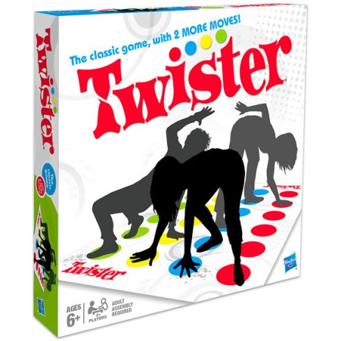 Twister társasjáték két új mozdulattal (angol nyelvű)