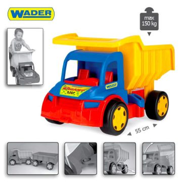 Wader 65000 Nagy dömper dobozban 55 cm