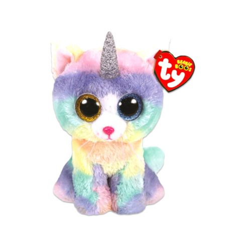 TY Beanie Boos Heather egyszarvú macska plüssfigura