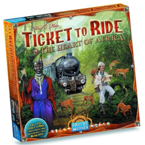 Days Of Wonder Ticket to Ride Map Collection 3: The Heart of Africa Stratégiai Társasjáték kiegészítő