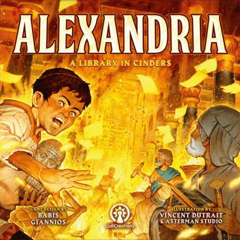 LudiCreation Alexandria: A Library in Cinders stratégiai társasjáték