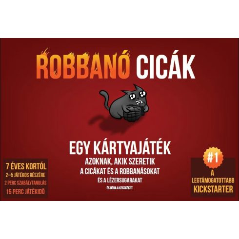 Exploding Kittens Robbanó cicák társasjáték