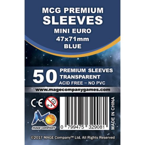 MCG Premium Mini Euro kártyavédő (50db/csomag)