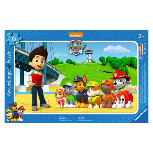 Ravensburger RAP061242 Mancs őrjárat 15 darabos keretes puzzle