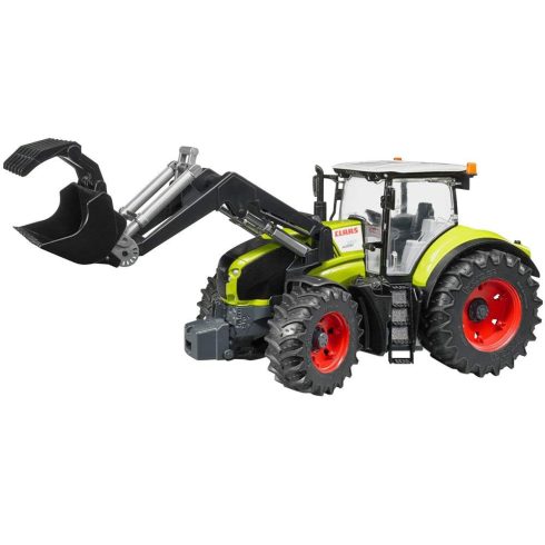 Bruder Claas Axion 950 homlokrakodóval Világoszöld