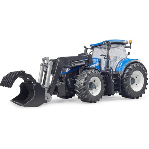 Bruder New Holland T7.315 traktor markolóval Kék