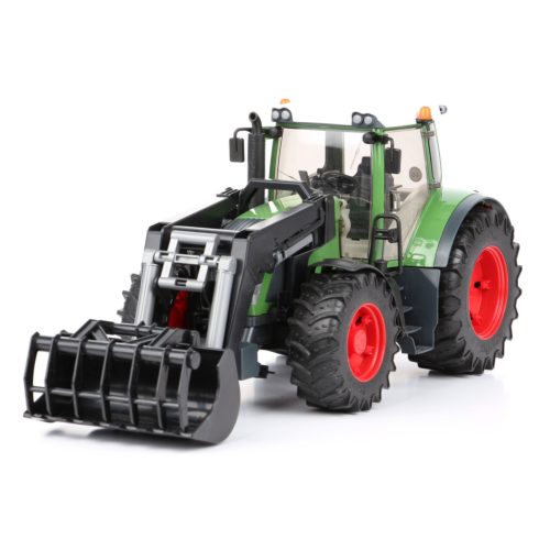 Bruder Fendt 936 Vario traktor homlokrakodóval (1:16)