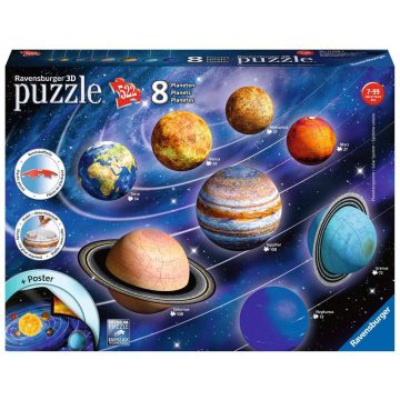 Ravensburger Planetáris Naprendszer 522 darabos 3D Puzzle