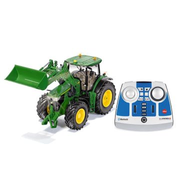   Siku Távirányítós John Deere 7310R Homokrakodóval és távirányítóval 1:32 - Zöld