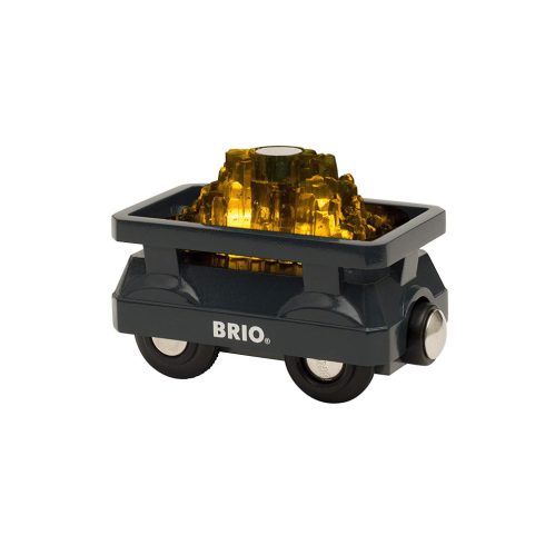 BRIO World Világítós aranyszállító vagon