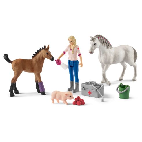 Schleich Horse Club Állatorvosi Látogatás - Figura