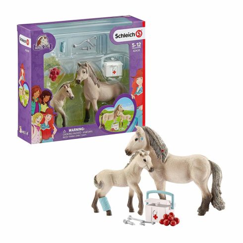 Schleich Hannah elsősegélykészlet figurákkal