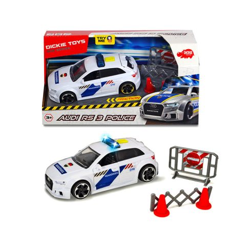 Dickie Toys Audi RS3 rendőrségi autó