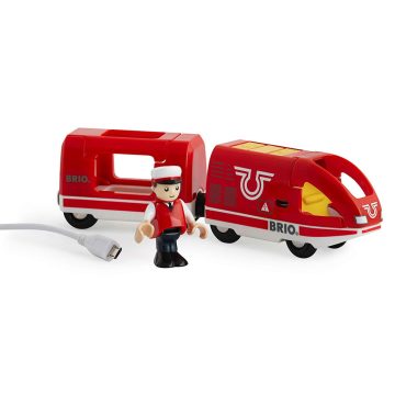 BRIO World Tölthető személyvonat - Piros