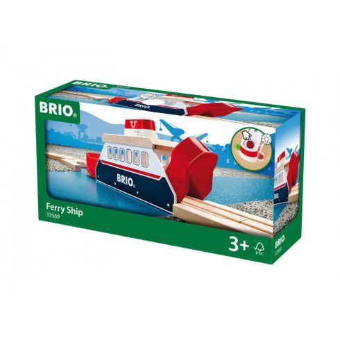 BRIO World: Fénnyel és hanggal működő komp