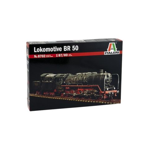 Tamiya Italeri Lokomotive BR50 mozdony modell (1:87)