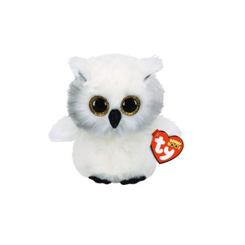 Ty Beanie Boos: Austin bagoly plüss figura - 24 cm