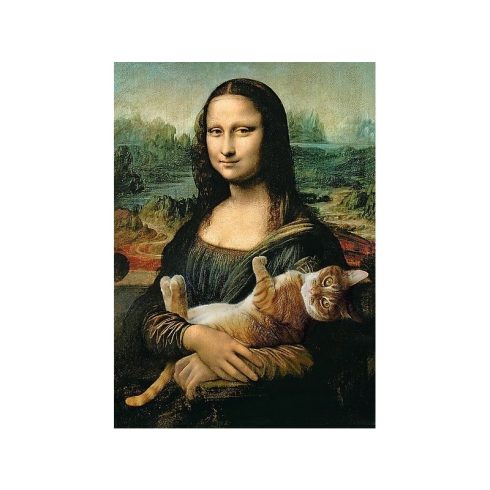 Trefl Mona Lisa és a doromboló macska - 500 darabos puzzle