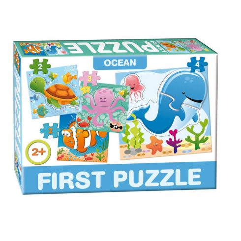 Dohány Toys Első puzzle-m: óceán 3, 4, 5 darabos