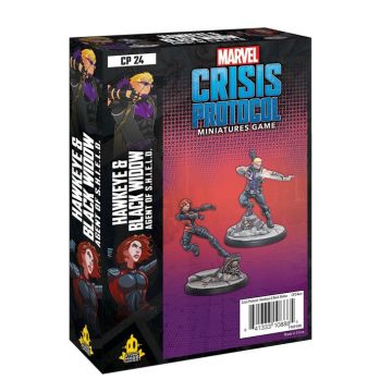 Marvel: Crisis Protocol - Hawkeye & Black Widow figurák