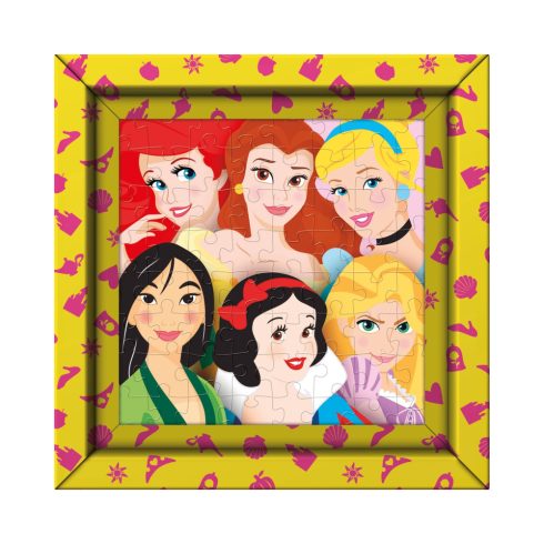 Clementoni Disney hercegnők - 60 darabos keretes puzzle