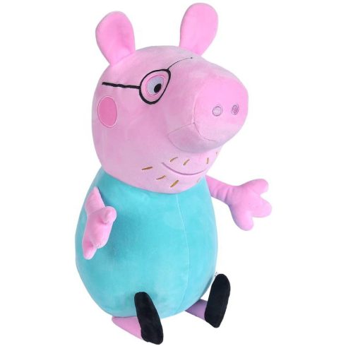 Simba Peppa Pig Papa Wutz plüss figura - 37 cm