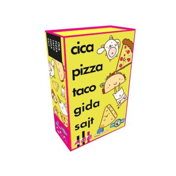 Cica, pizza, taco, gida, sajt Családi társasjáték