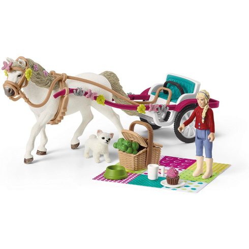 Schleich Horse Club: Lovasbemutató játékkészlet figurákkal