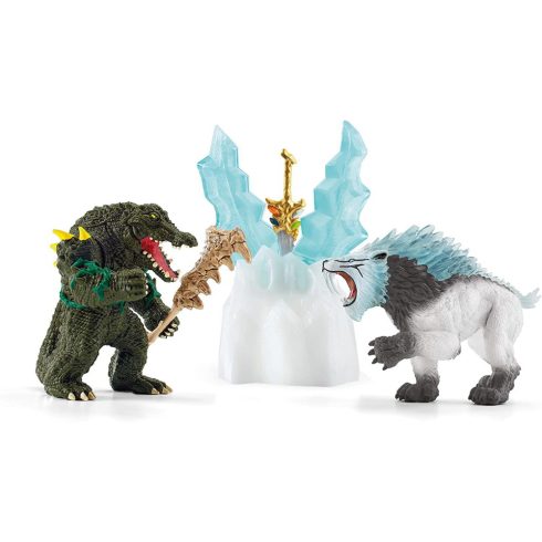 Schleich: Eldrador támadás a jégvár ellen