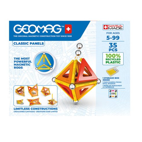 Geomag: Green Line Panels 35 darabos mágneses építőjáték