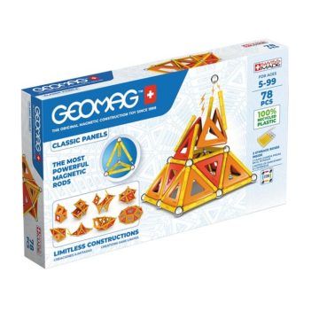   Geomag: Green Line Panels 78 darabos mégneses építőjáték