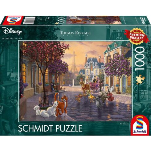 Schmidt Spiele Puzzle Disney: Az arisztokrácia - 1000 darabos puzzle