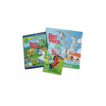   Pici Pacik színező könyv ajándék lófigurával és PC játékkal