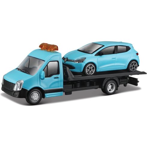 Bburago Vontató + Renault Clio fém modell (1:43)