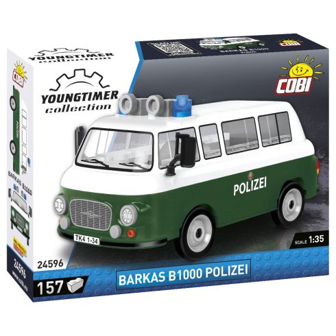 Cobi Barkas B1000 Rendőrségi busz 157 darabos építőjáték 1:35