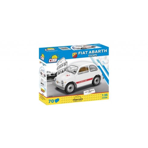 Cobi 1965 Fiat 500 kisautó 70 darabos építőjáték 1:35