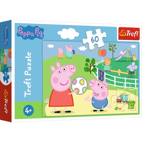 Trefl Peppa malac Vidám szórakozás - 60 darabos puzzle