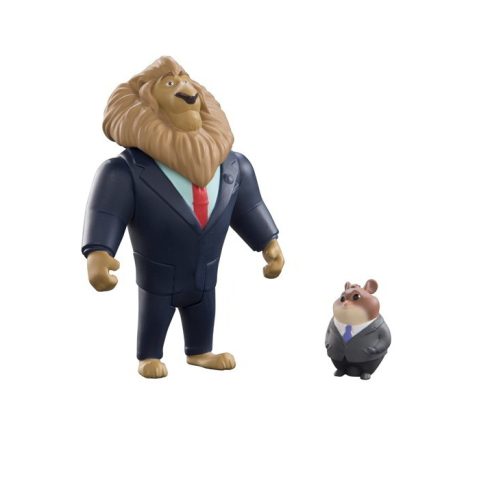 Tomy Zootropolis: Mayor Lionheart és Lemming Businessman figurák