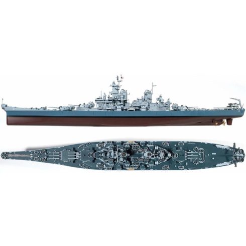 Academy BB-63 USS Missouri csatahajó műanyag modell