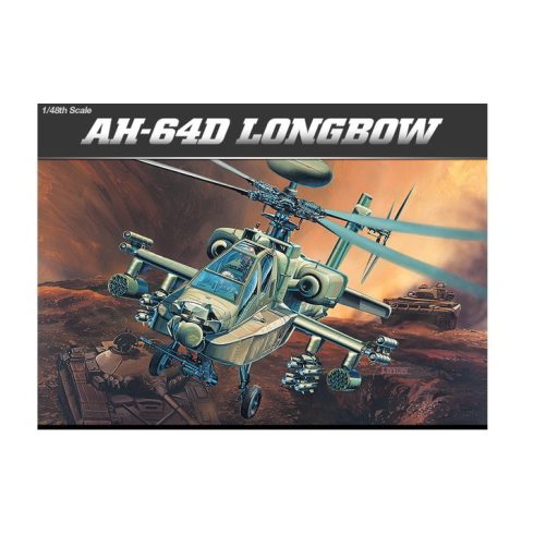 Academy AH-64D Longbow helikopter műanyag modell (1:48)