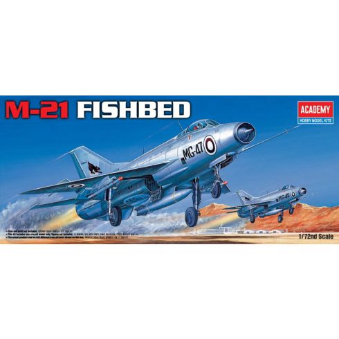 Academy Mig-21 Fishbed vadászrepülőgép műanyag modell (1:72)