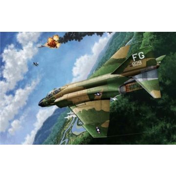   Academy F-4C Phantom Vietnam War vadászrepülőgép műanyag modell (1:48)