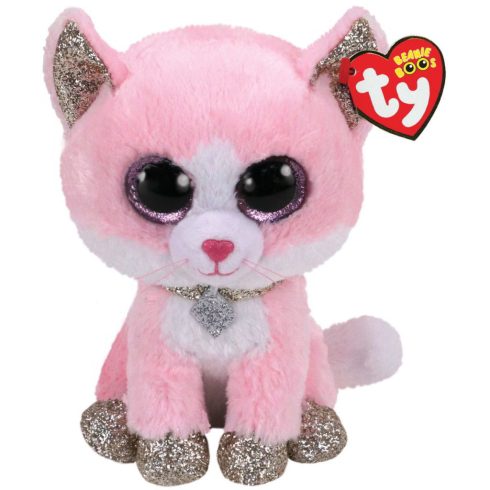 Ty Beanie Boos: Fiona cica plüss figura - 24 cm