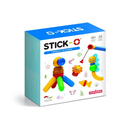 Magformers Blocks Stick- O Fishing set 26 darabos mágneses építőjáték készlet