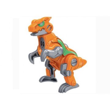 Dínómorfer Raptor figura - Narancssárga