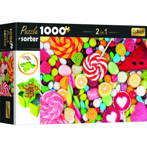 Trefl Színes cukorkák - 1000 darabos puzzle